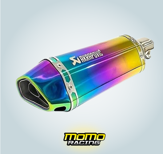 Rainbow 124 Akrapovič exhaust