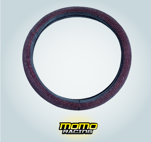 02 Red Crystal Steering Wheel cover