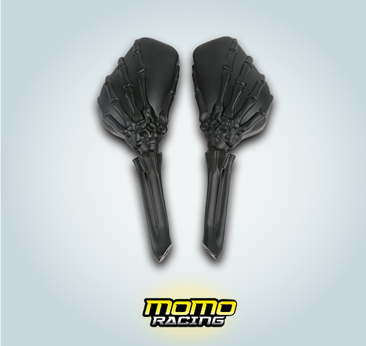 Skeleton hand mirror