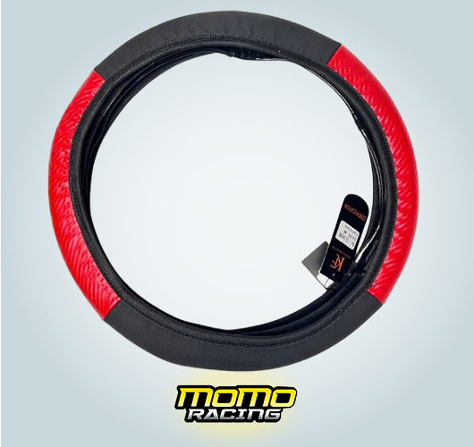 Carbon steering wheel cover