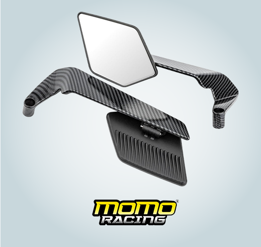 Carbon fiber wide mirror