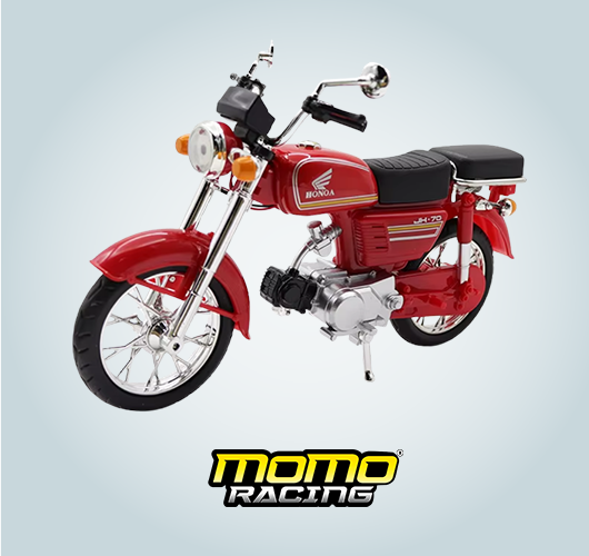 Red N motorcycle maquette