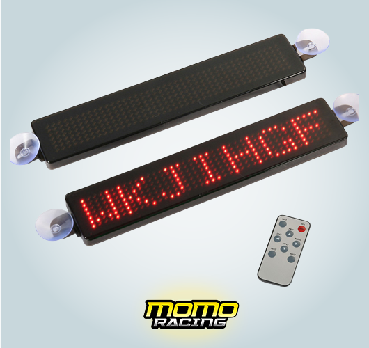 Red LED writing screen