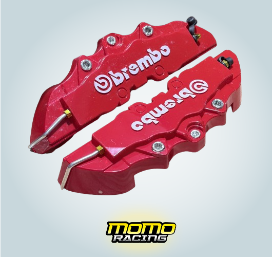 Red Brembo brake cover