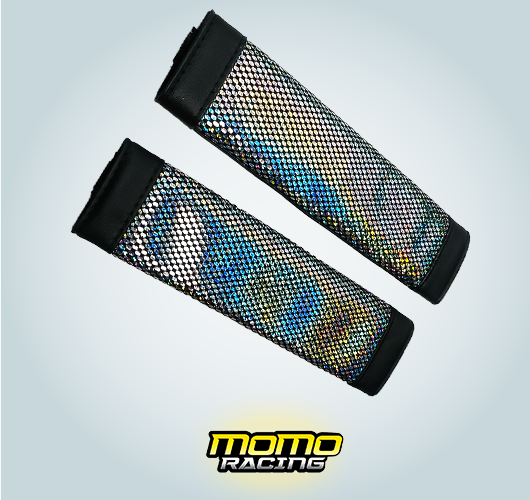 Silver Seat belt cover