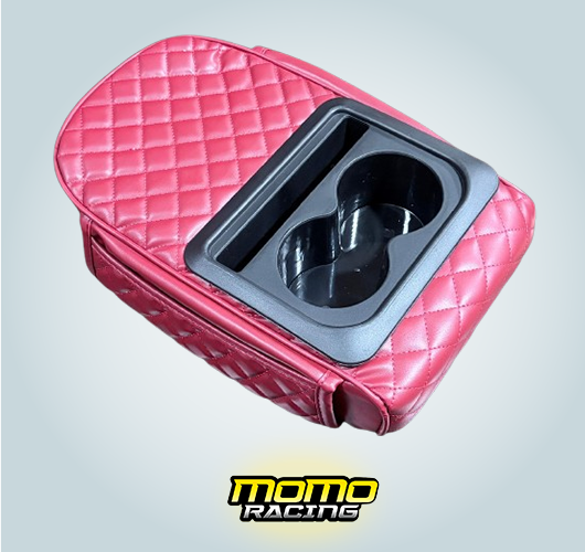 Burgundy Leather Elbow cushion