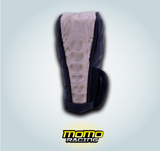 Beige Leather Gear Stick Cover