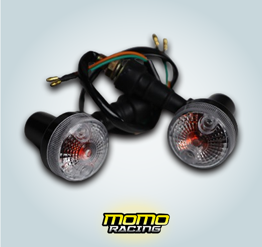 Black Round Mini flasher