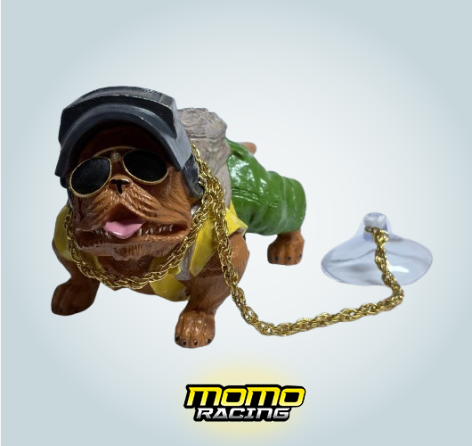 Green M Dog Maquette