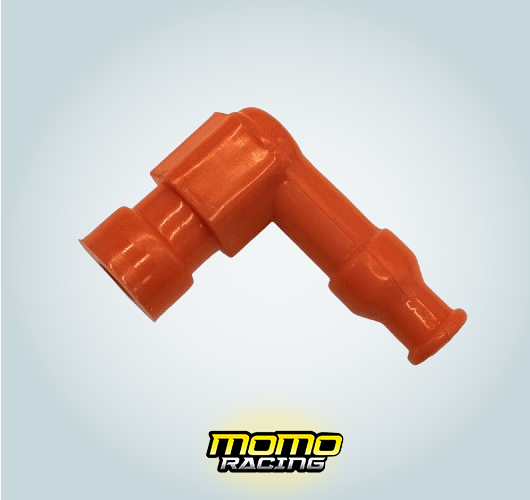 Orange Spark plug cap
