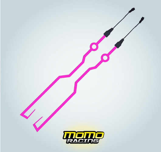 Pink Helmet LED light strip