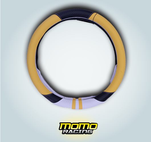 Yellow Universal steering wheel cover
