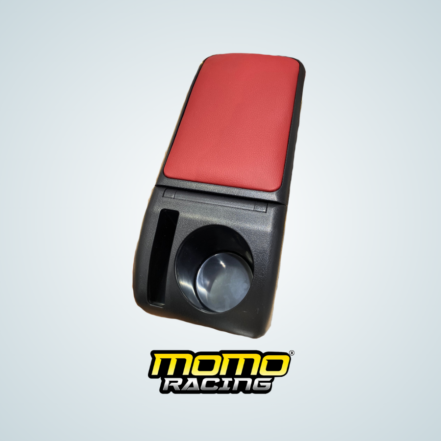 Red elbow rest cup holder