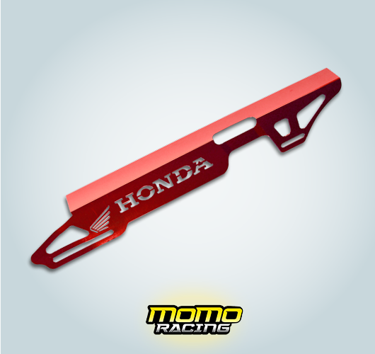 Red HONDA rear chain guard