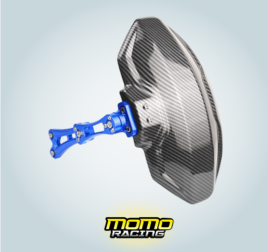 Blue CNC rear fender