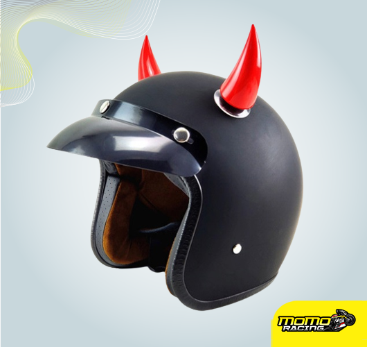 Helmet devil horn