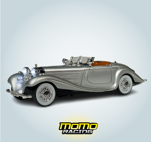 Silver Mercedes BENZ 500k Maquette