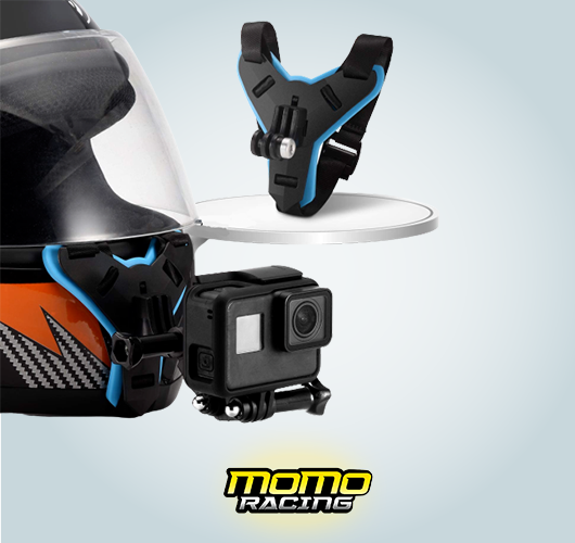 BLUE Momo Racing camera holder