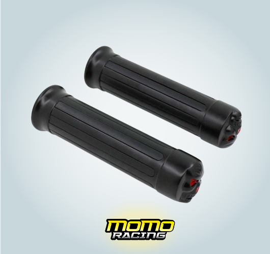 Black Skull chrome handle