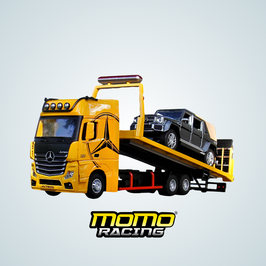 Yellow winch maquette