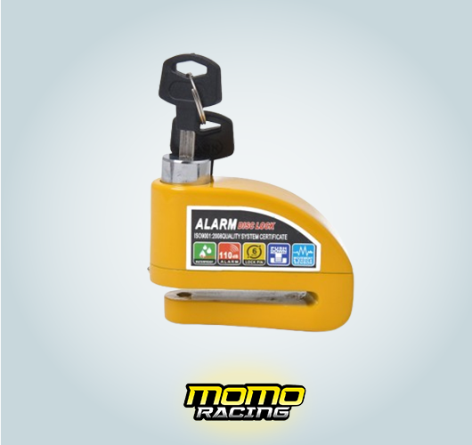 Yellow Alarm disc lock