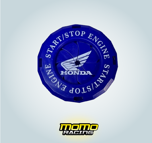 Blue Honda ignition switch cover