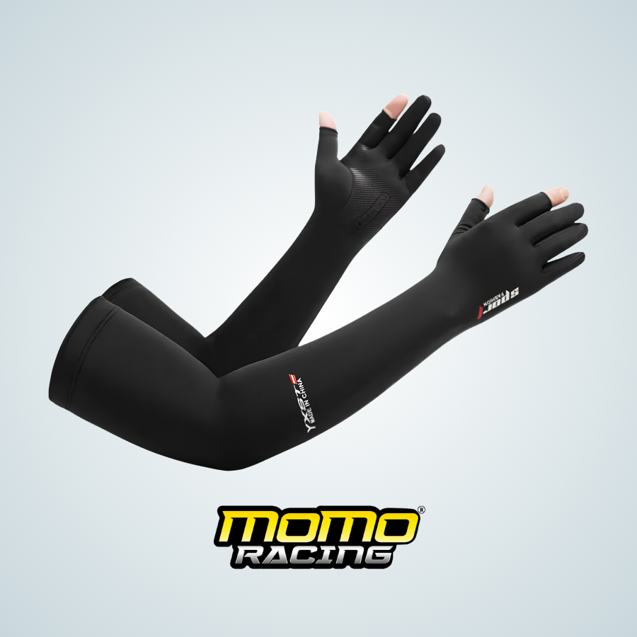 Black Long sport gloves