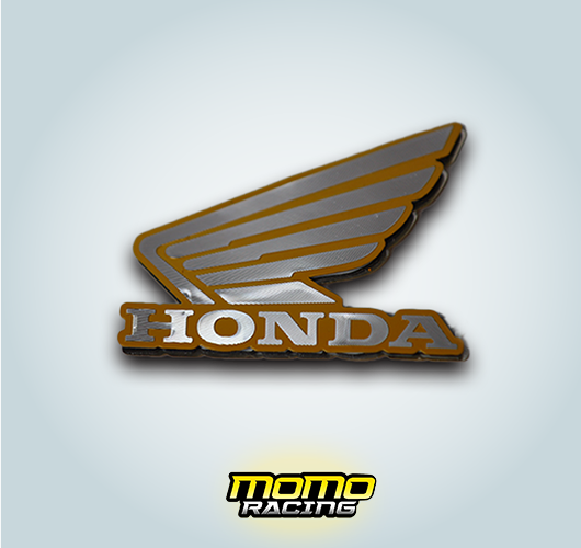 Yellow Honda sticker