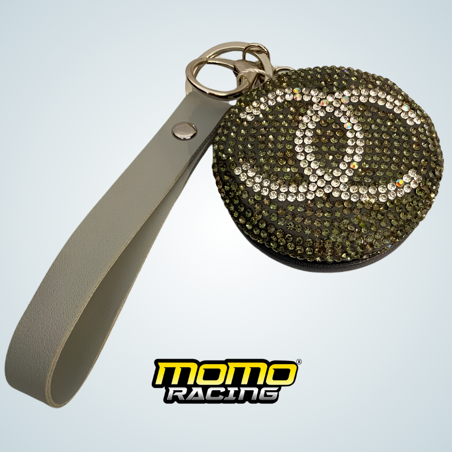 Gucci Silver Diamond Pocket Mirror