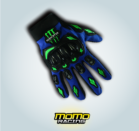 Blue MONSTER gloves
