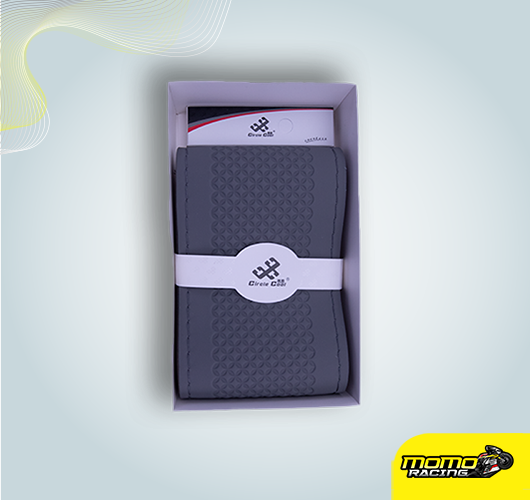 Breathable leather steering wheel cover