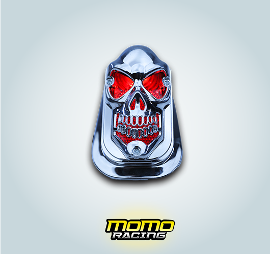 Silver Rear skull lamp