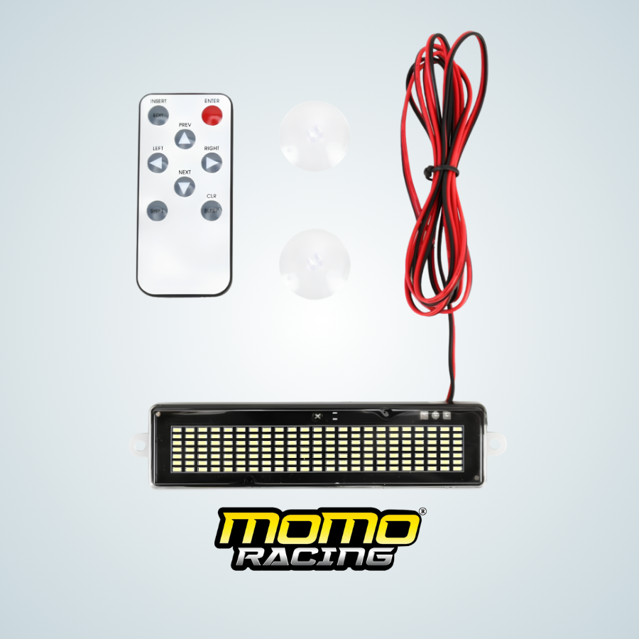 White Message Screen With Remote