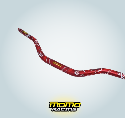 Red GEICO handlebar