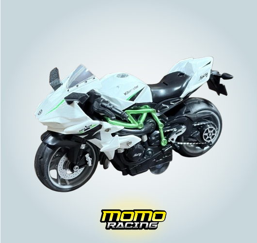 03/White motorcycle Maquette
