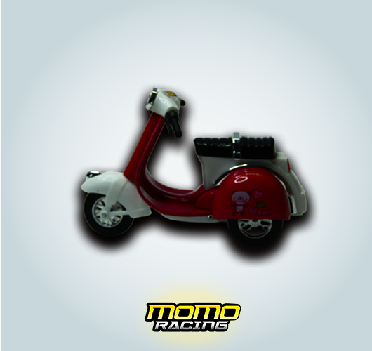 Red Vespa maquette