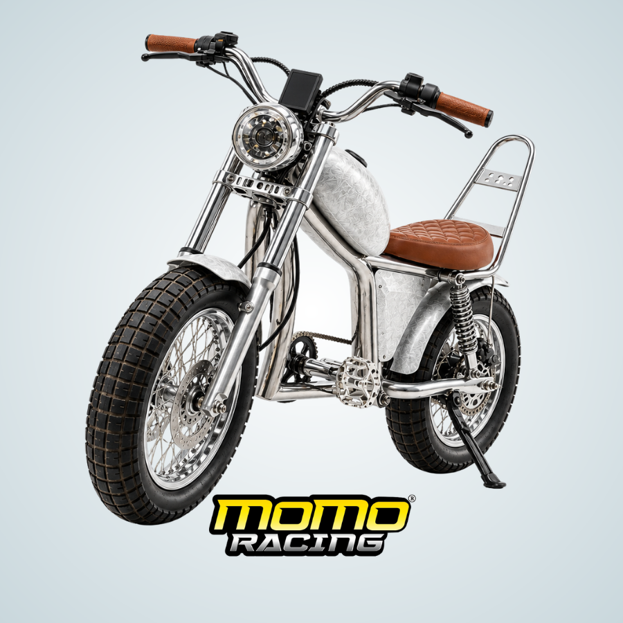 Retro Cruiser Electric Bike – Silver