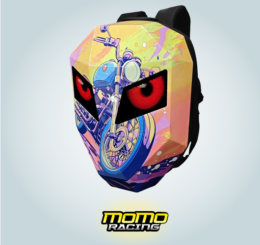 Colorful Motorcycle E-bag
