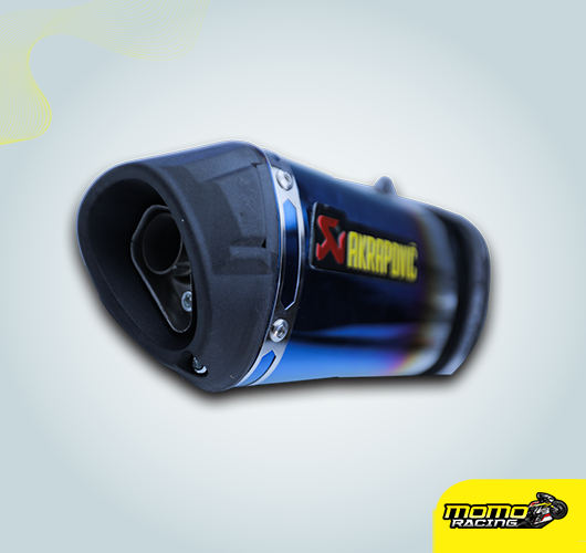Akrapovič blue exhaust