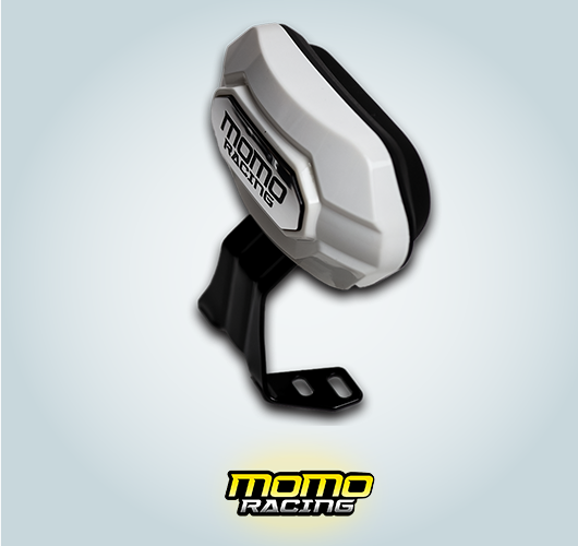 White Momo Racing backrest