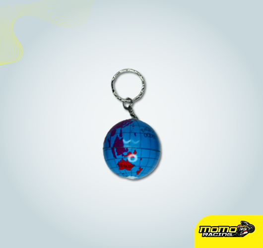 Earth shape keyring