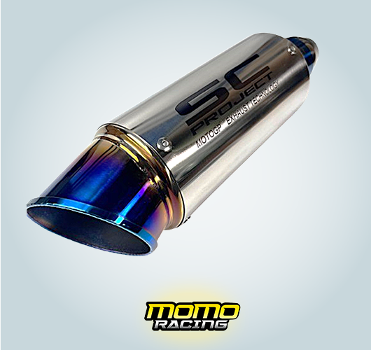 Silver 115 SC exhaust