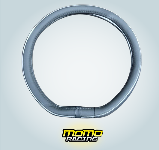 CR/BL Silver Ring Steering Wheel Cover