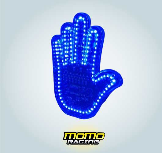 Blue S Fingers fun gesture