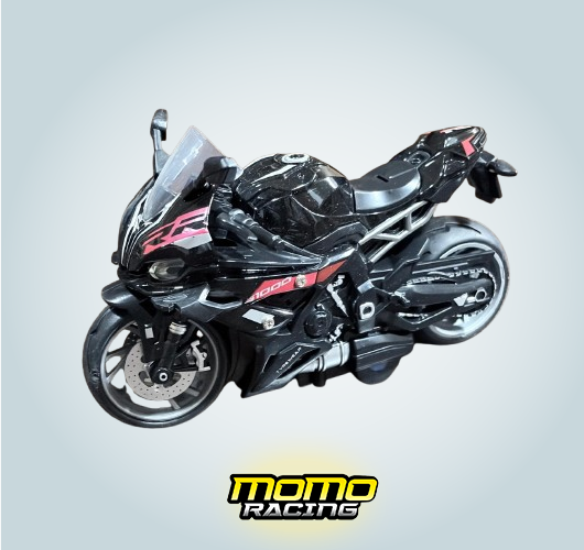 02/Black motorcycle Maquette