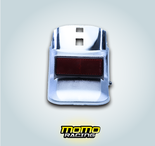 White Rear reflective fender